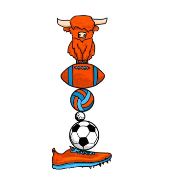 an image of a bull with a soccer ball