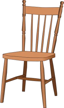 a wooden chair