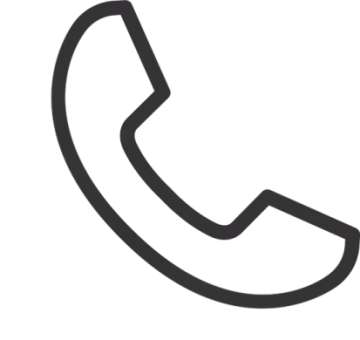 a black and white phone icon