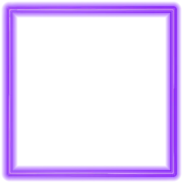 a purple frame on a white background