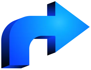 a blue arrow pointing to the right