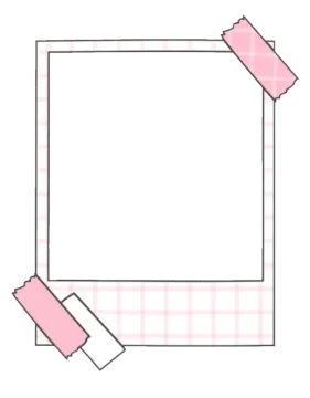 a pink and white plaid pattern with a square frame