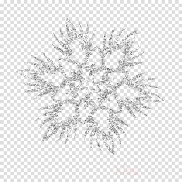 a snowflake on a transparent background