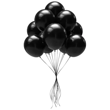a bunch of balloons on a white background