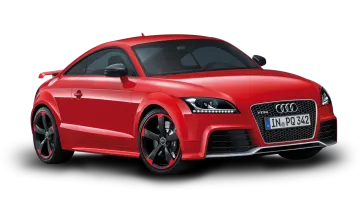 a red audi sports car