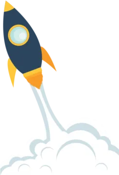 an image of a rocket flying through the clouds
