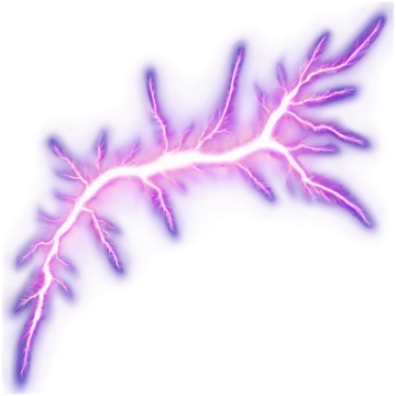 an image of a pink lightning bolt