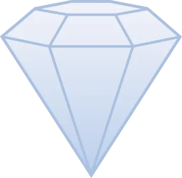 a blue diamond