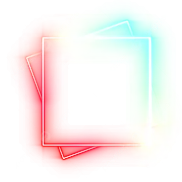 a square frame on a white background