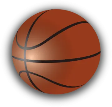 a basketball ball on a white background
