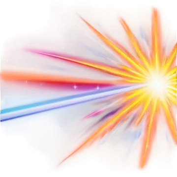 a star burst in the sky