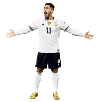 a man in a white shirt and black shorts