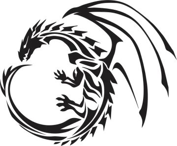 a dragon tattoo design