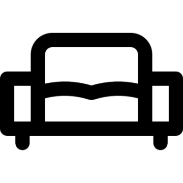 a black and white icon of a car