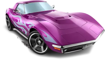 a purple car on a white background