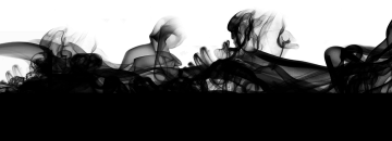 a black and white photo of smoke