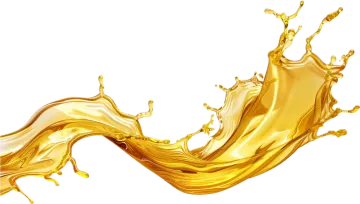 a splash of liquid on white background