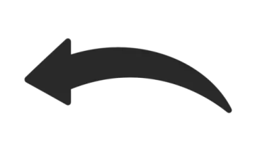 a black arrow icon on a white background