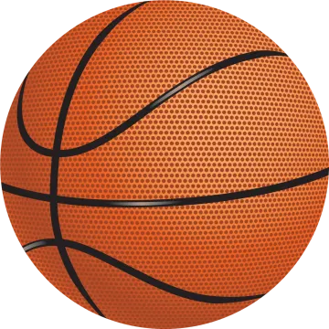 a basketball ball on a white background