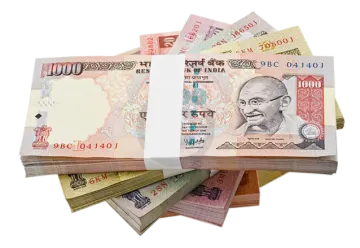 a pile of indian currency