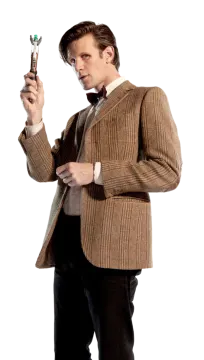 a man in a suit and tie holding a cell