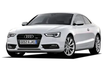 a white audi car