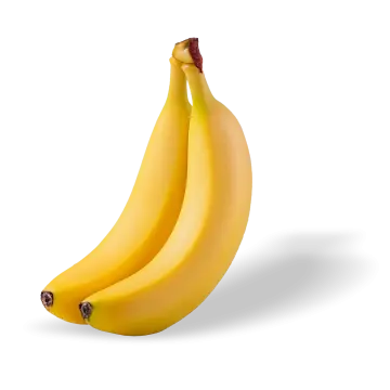 the banana is yellow