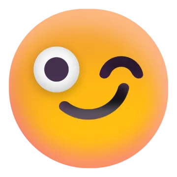 a smiley face with an orange background