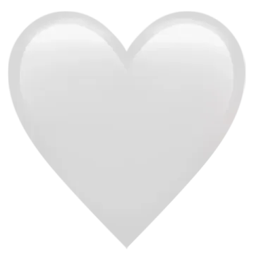 a white heart balloon in the shape of a balloon