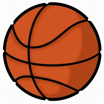 a basketball ball on a white background
