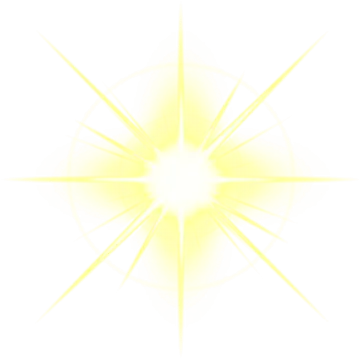 a white star in the center of a circle