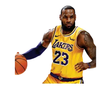 a man in a yellow jersey holding a basketball ball