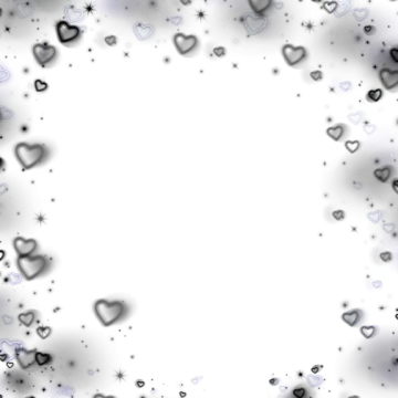 a white background with hearts and stars
