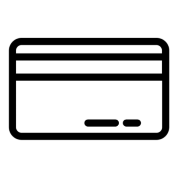 a credit card icon