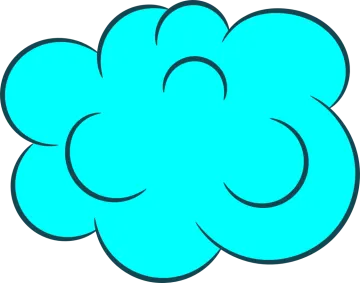 a blue flower on white background