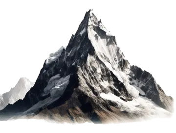 a snow covered mountain