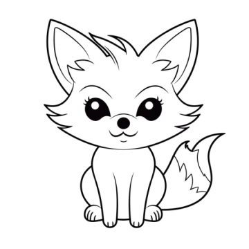 how to draw a cute fox