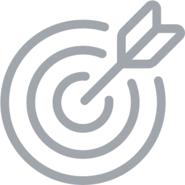 an arrow in the center of a target