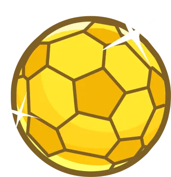 a yellow soccer ball on a white background