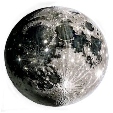 a black and white image of the moon