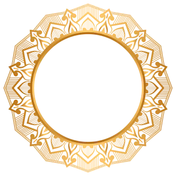 a gold frame with an ornate pattern