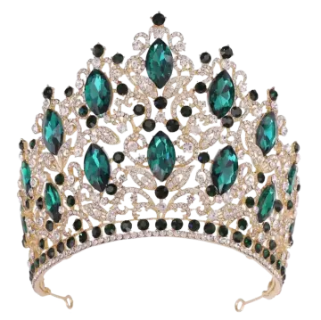 an emerald and diamond tia