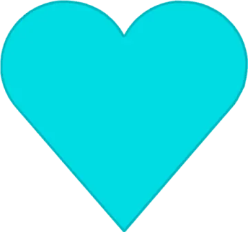 a blue heart icon