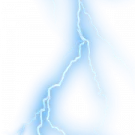 a lightning bolt in the sky