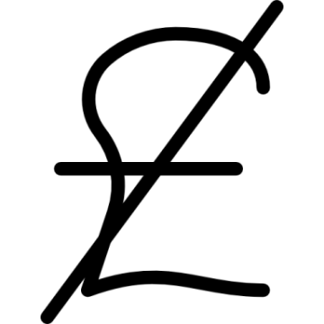 a black and white image of the letter z