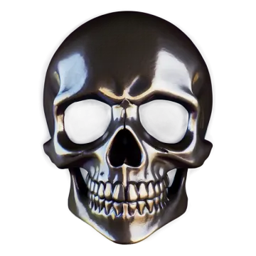 an image of a skull with glasses on it