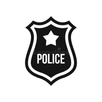a police badge with the word police
