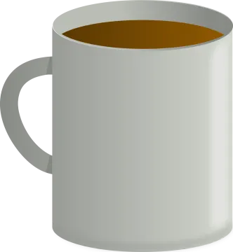a cup of coffee
