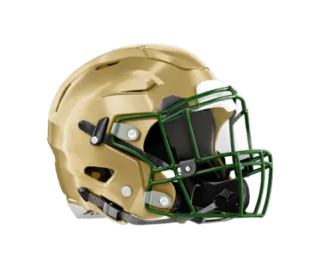 a football helmet on a white background