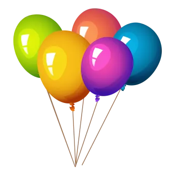 a bunch of balloons